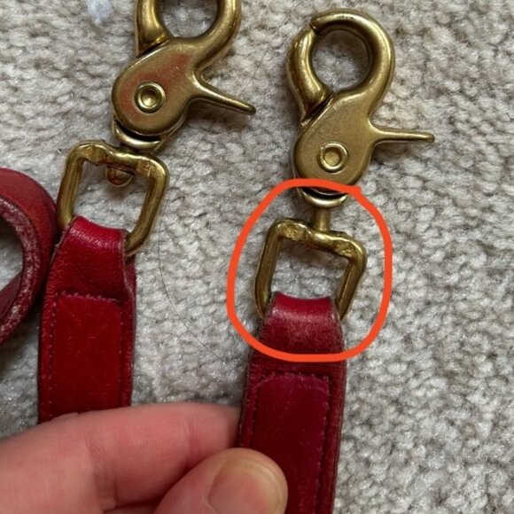 Vintage Red Coach Willis Bag - Picture 8 of 9